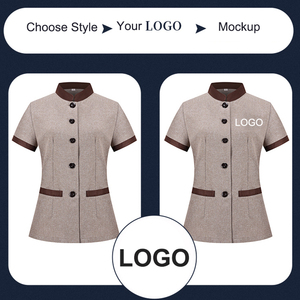Uniforme Personalizzata con Colletto Rovesciato per Personale di Manutenzione Universitaria, Abbigliamento su Misura per <span class=keywords><strong>Custodi</strong></span> del Campus - Product Image 5