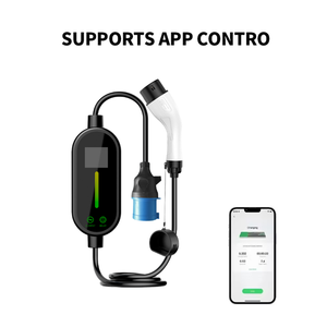 Зарядное устройство Freida для домашнего электромобиля, уровень 2, быстрая зарядка 7 кВт, тип 2, портативная зарядная станция, Wi-Fi - Product Image 2