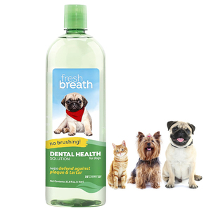 Natural Safe Pet Limpieza bucal Enjuague bucal Perros Gatos Cuidado dental Fórmula Aditivo de agua 32OZ Etiqueta privada - Product Image 5
