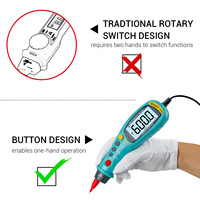 Testeur électrique automatique de type stylo ZOYI ZT203, haute qualité, meilleur prix, multimètre, tension sans contact, écran LCD 4 chiffres, AC/DC 1000V