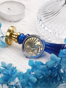 Set <span class=keywords><strong>de</strong></span> Sellos Vintage Serie Diario <span class=keywords><strong>de</strong></span> Viaje, <span class=keywords><strong>de</strong></span> Latón Macizo con Punta <span class=keywords><strong>de</strong></span> Oro, Sello <span class=keywords><strong>de</strong></span> Cera Retro para Grabado en Caliente, Logotipo Personalizado, Bodas, DIY - Product Image 4