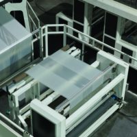 Machine à film soufflé par co-extrusion à 3 couches, extrudeuse de film plastique transparente haute vitesse