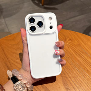 Étui Minimaliste à Motif Ondulé pour iPhone 16 Pro Max, Étui de Protection Transparent en Résine de Couleur Unie Antichoc pour iPhone 15 - Product Image 6