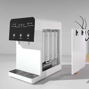 100GPD逆浸透膜式カウンタートップディスペンサー浄水器、シンク下浄水器、温冷水ディスペンサー（フィルター付き） - Product Image 1