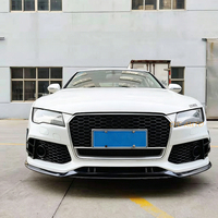 Kit carrosserie RS7 pour Audi A7 S7 2011 2012 2013 2014 2015, mise à niveau de la calandre et du pare-chocs avant de l'A7 de 2016 (ancien modèle) au nouveau modèle.