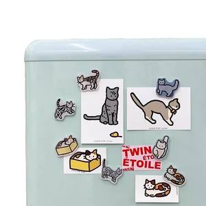 Adesivi Magnetici per Frigorifero in Acrilico Ecologici con Illustrazioni Familiari Coreane Zeroperzero per Matrimoni e Genitori-Figli - Product Image 1