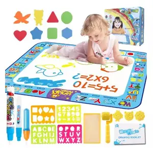 Tapete para dibujar garabatos Aqua Magic Water Doodle Mat para colorear, escribir, pintar, estera, juguetes educativos, regalos para niños, papel