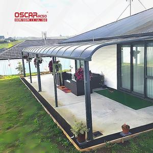 Abri de jardin extérieur <span class=keywords><strong>avec</strong></span> <span class=keywords><strong>moustiquaire</strong></span> intégrée et couche en polycarbonate et aluminium, idéal pour patio et jardin - Product Image 1