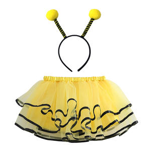<span class=keywords><strong>Mariquita</strong></span> abeja Animal falda niños insecto tul tutú falda Linda abeja Hada Cosplay disfraz fiesta disfraz - Product Image 4