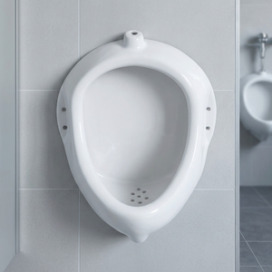 Urinoir mural en céramique, petit urinoir en céramique, articles sanitaires pour salle de bain, WC, urinoir, produits sanitaires, 270 x 280 x 400 mm - Product Image 4