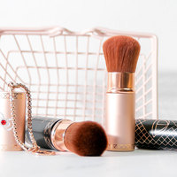 Nouveau pinceau à poudre libre rétractable de petite taille Blush pinceau Kabuki de maquillage très léger