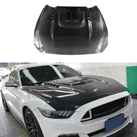 Capot avant en fibre de carbone style KT pour Ford Mustang 2015-2017
