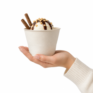 Gobelets à glace en bagasse compostables, gobelets à <span class=keywords><strong>dessert</strong></span> biodégradables en canne à sucre, vente en gros directe d'usine - Product Image 4