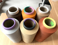Fil de polyester DTY 600D Dope teint couleur Polyester dessiner fil texturé