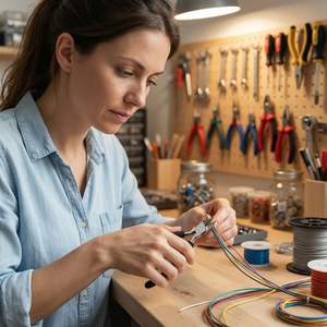 迷你多功能斜口钳碳钢镀镍铁表面软握塑料手柄DIY级OEM服务 - Product Image 5