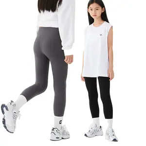 Недорогие леггинсы NO23S014 для тренировок с логотипом под заказ, Леггинсы для йоги и танцев акулы, летняя детская одежда, повседневные штаны для йоги для девочек, 2023