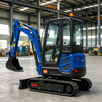Mini-excavatrice sur chenilles neuve de 1 à 3,5 tonnes, certifiée CE EPA, haute puissance de creusement, pour usage agricole et domestique, avec pompe à moteur
