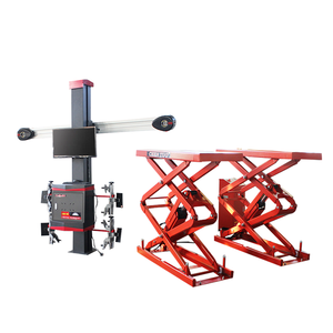 Promoción Juego de equipos de alineación de ruedas 3D para uso en taller de neumáticos Incluye elevador - Product Image 1