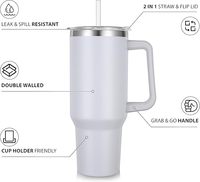Vente directe usine – Gourde isotherme multi-usage en acier inoxydable pour voyage et camping, avec logo personnalisé, 40 oz, avec paille