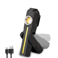 Lampe Rechargeable professionnelle Portable chaude lampe de poche magnétique torches lampe de travail réparation de voiture lumière de travail
