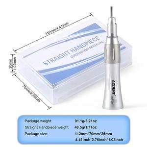 Oferta Especial: Pieza de mano recta dental de baja velocidad Azdent de 20.000 rpm con pulverizador externo - Product Image 6