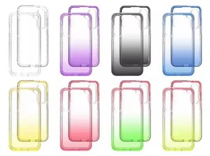 Étui coloré de conception dégradée pour Iphone 17 16 15 14 13 12 11 tous les modèles de couverture de téléphone de protection antichoc robuste - Product Image 3