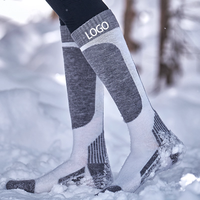 Chaussettes de sport unisexes épaisses et chaudes, design Xingyou, pour la randonnée hivernale, chaussettes de ski, logo, tissu éponge, coussin thermique, chaussettes personnalisées de luxe