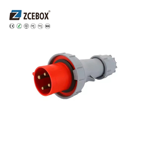Zcebox Bảng điều chỉnh gắn ổ cắm ổ cắm góc cạnh 3 giai đoạn công nghiệp phích cắm và ổ cắm 16A 3pin 250V đa pin ổ cắm - Product Image 2