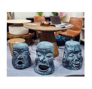 ห้องนั่งเล่นที่มีสไตล์และใช้งานได้เก้าอี้ที่นั่งรูปหน้าป๊อปและโต๊ะข้างเป็นเอกลักษณ์ไม่เหมือนใคร - Product Image 3