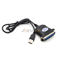 Câble adaptateur USB A Type 2.0 vers SCSI 36 broches 50 68 broches pour imprimante USB, 30 cm, noir, SCSI-TO-USB-CABLE