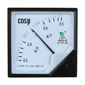 Tianzheng Electric 42L6 S Pointer Power Factor Meter 380V 100V Three Phase <b>Electrical</b> Measuring <b>Instrument</b> - Product Image 4