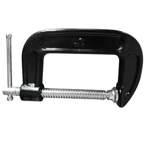 Ağır kalın C tipi kelepçe siyah ahşap çalışma G kelepçeleri hızlı Metal güçlü kelepçe 2 3 4 5 6 8 10 12 inç - Product Image 3