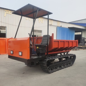 Mini-dumper automoteur sur chenilles, 25 CV, moteur diesel, pompe hydraulique, portatif, à chargement automatique, à bas prix - Product Image 1