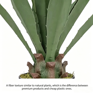 Planta Artificial de Agave de Pascua de 80 cm de Altura para Interiores, Decoración Navideña de Exterior de Alta Calidad, Decoración Navideña - Product Image 4