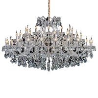 Lustre moderne en cristal et verre suspendu pour hôtel, salon, décoration de mariage - Maria Theresa Small