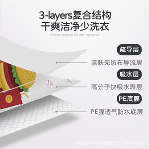 Baby Disposable Bibs 3-Layer Absorbent Waterproof Feeding Bibs For Infants 0-12 Months - Product Image 1