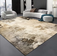 Tapis lavable antidérapant à poils ras, doux et moelleux, de bonne qualité, pas cher, pour salon et chambre à coucher