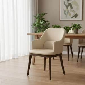 10% de Descuento en Sillas de Comedor para Hotel <span class=keywords><strong>y</strong></span> Restaurante, de Alta Calidad, con Reposabrazos de Cuero PU, Diseño ODM OEM - Product Image 1