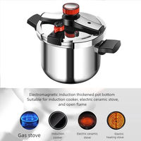 Casserole multifonctionnelle de fabrication industrielle 8L/10L/12L en acier inoxydable 304, cuisson rapide, autocuiseur à induction