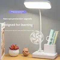 Lampe de bureau LED multifonction avec support pour stylos, compatible OEM et ODM, idéale pour les étudiants en dortoir et la lecture