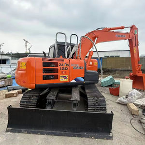 Excavatrice d'occasion HITACHI ZX120 ZX70 de taille moyenne, 12 tonnes, pièces d'origine, bon état, prête à travailler, faible nombre d'heures, à vendre - Product Image 1