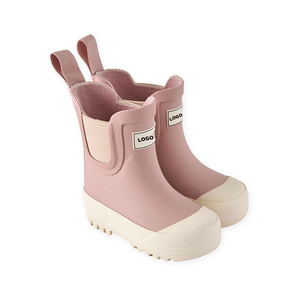Bottes <span class=keywords><strong>de</strong></span> <span class=keywords><strong>pluie</strong></span> roses pour enfants, design Wellington, créez vos propres chaussures pour enfants, bottes <span class=keywords><strong>de</strong></span> <span class=keywords><strong>pluie</strong></span> en caoutchouc imperméables pour filles et garçons mignons - Product Image 1