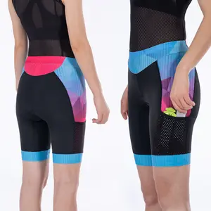 Sublimation cyclisme triathlon tri suit combinaison cycliste une pièce femme