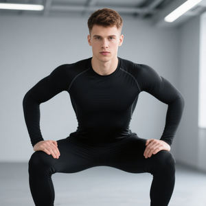 Camiseta ligera para hombre, camisetas deportivas de poliéster de secado rápido para correr, camisetas atléticas de tamaño completo de alta elasticidad para hombre - Product Image 4