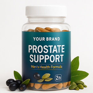 Capsule per il Supporto della Prostata OEM Etichetta Privata Multivitaminico per Funzione Salutare della Vescica e del Tratto Urinario 60 Capsule per Flacone - Product Image 1