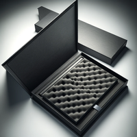 Emballage de boîte cadeau de fête magnétique de luxe avec inserts en mousse boîte de fermeture magnétique a3