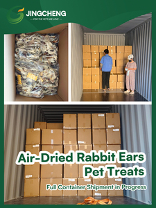 Mất Nước Tai Thỏ Lông Điều Trị Khô Snack OEM Gói 100% Tự Nhiên Tai Thỏ Nhai Xử Lý Cho Chó Bán Buôn Cung Cấp - Product Image 4