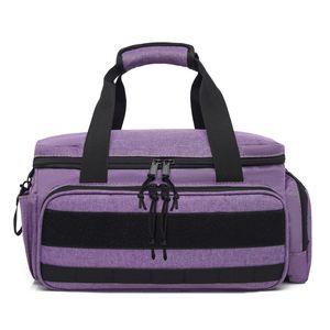 Boîte à outils portable pour électricien avec poignée souple, sac à outils de travail à large ouverture - Product Image 1