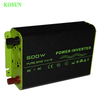 Inversor 300W 500W 1000W 2000W 2500W 3000w 5000W نقي شرط موجة عاكس الطاقة 12V 24V 48V إلى 110V 220V dc إلى محول بين طاقة شمية وتيار متردد