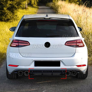 ชุดแต่งกันชนหลังสำหรับ VW Golf 7.5R สปอยเลอร์กันชนหลัง สปลิตเตอร์ลิปสปอยเลอร์ ฝาครอบป้องกัน กันชนหลัง อุปกรณ์ตกแต่งรถยนต์ - Product Image 3